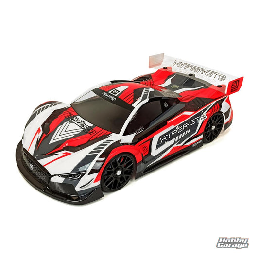 Bittydesign Hyper GT8 1/8 On-Road GT Body (Clear) (325mm Wheelbase) BDYGT8-HYP