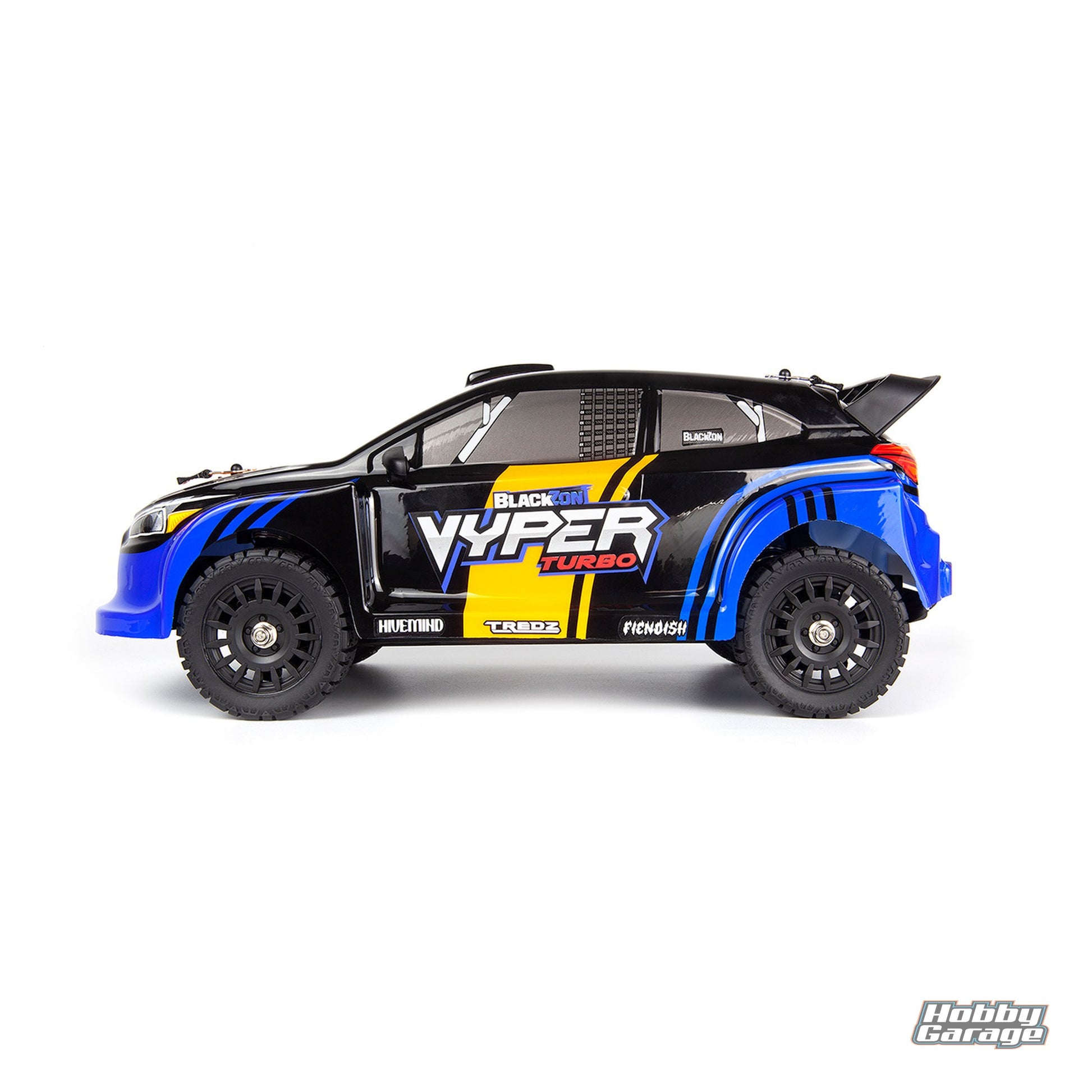BlackZon Vyper RX Turbo 1/16 4WD 2S Brushless Rally Car - Blue/ BZN540284
