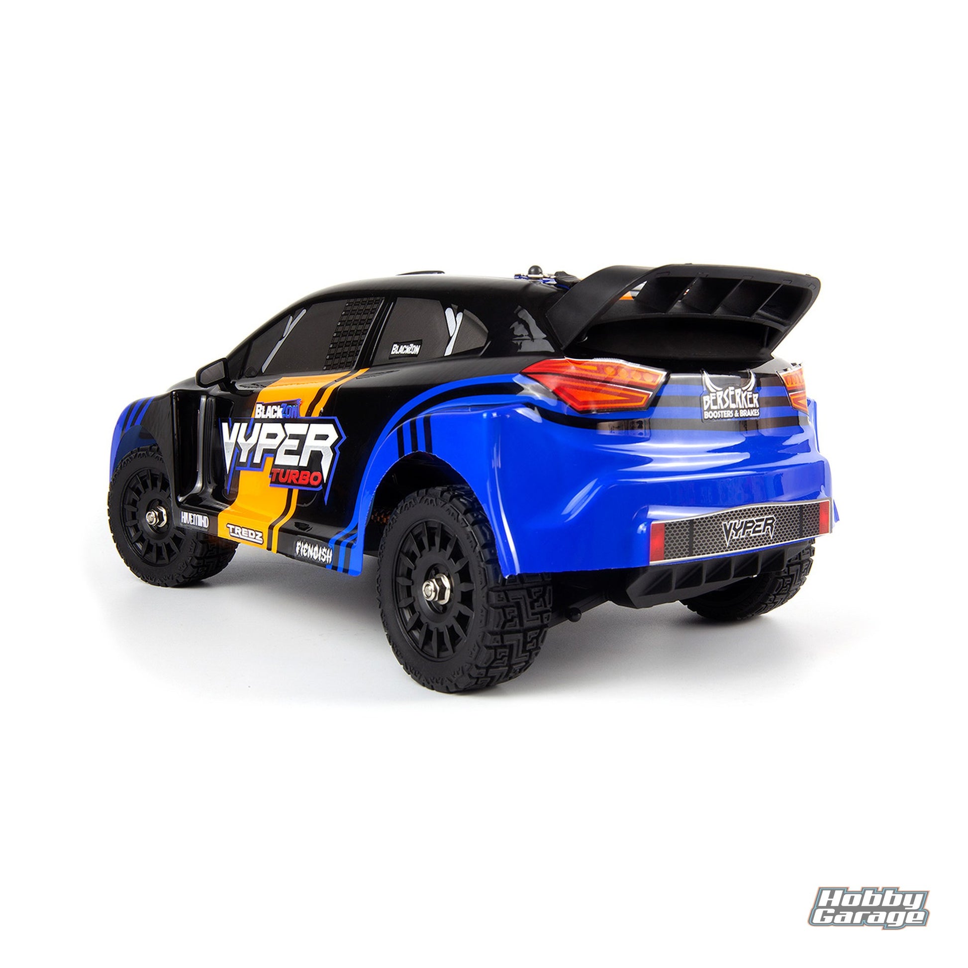 BlackZon Vyper RX Turbo 1/16 4WD 2S Brushless Rally Car - Blue/ BZN540284
