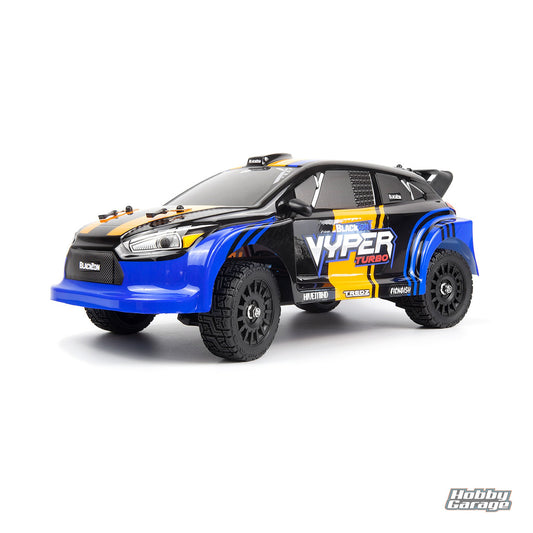 BlackZon Vyper RX Turbo 1/16 4WD 2S Brushless Rally Car - Blue/ BZN540284