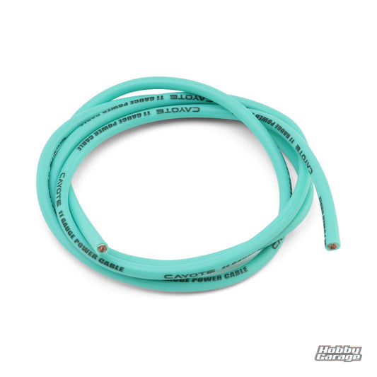 Cayote Thin-Wall Silicone Wire (Aurora Green) (1 Meter) (11AWG) CYECW07