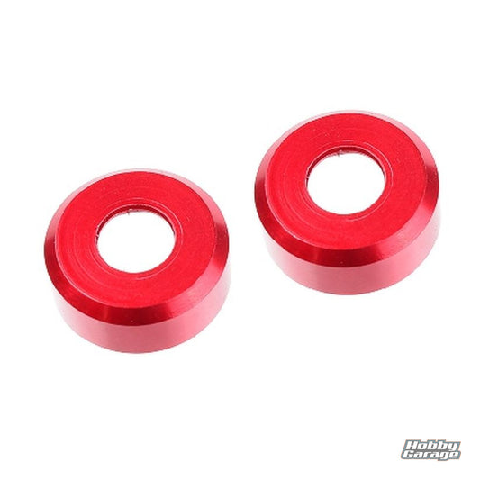Corally HDA Suspension Arm Insert, Outer, Spacer 2.5mm, Red, 2pcs COR00180-1040