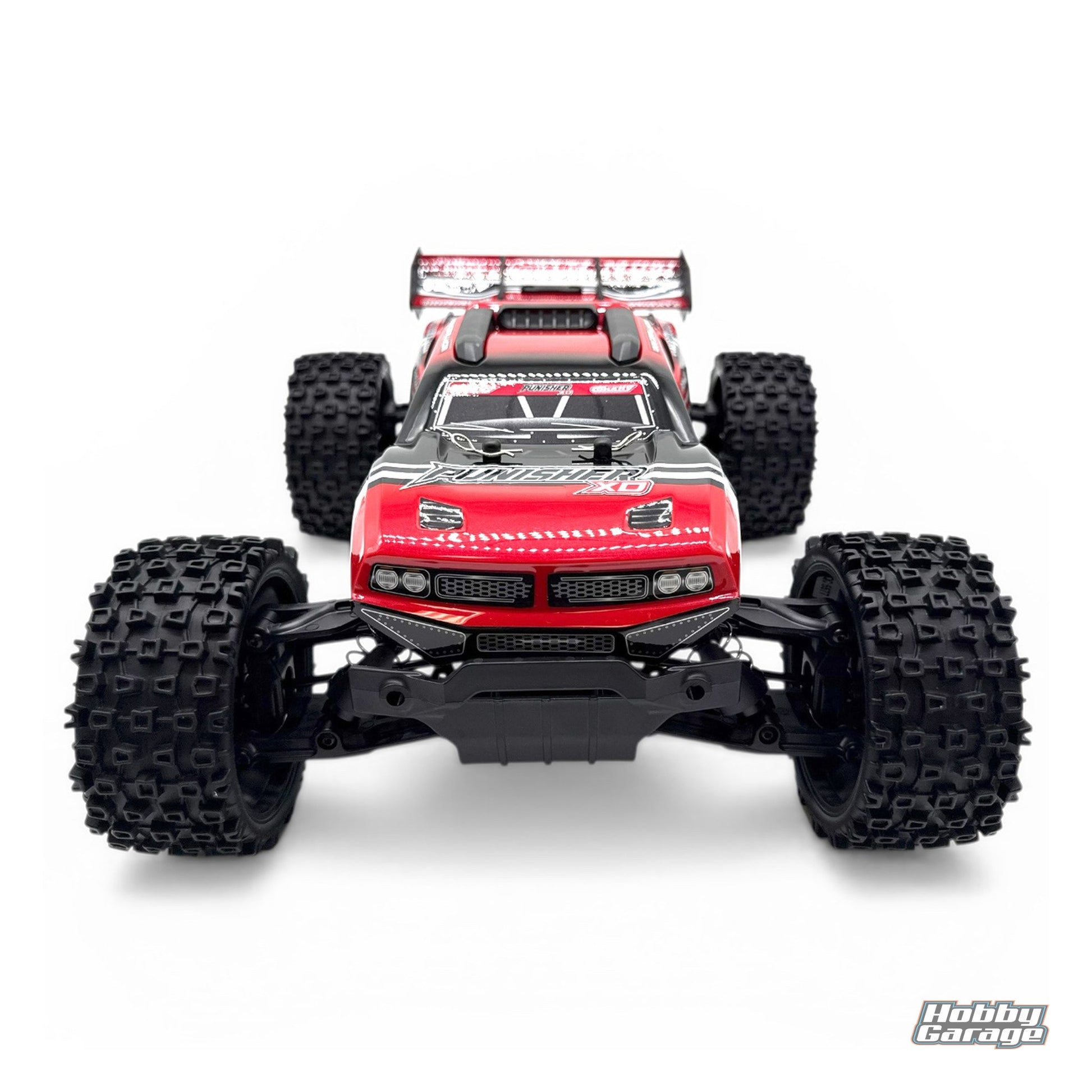 Corally Punisher XD 4WD 2S Small Scale RTR Monster Truck, Red COR00231-R