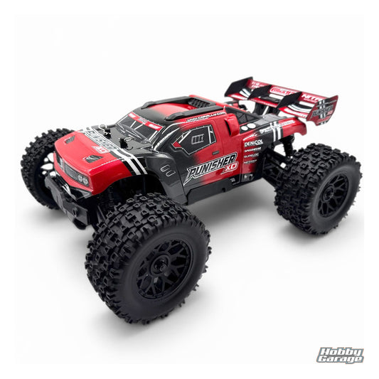 Corally Punisher XD 4WD 2S Small Scale RTR Monster Truck, Red COR00231-R