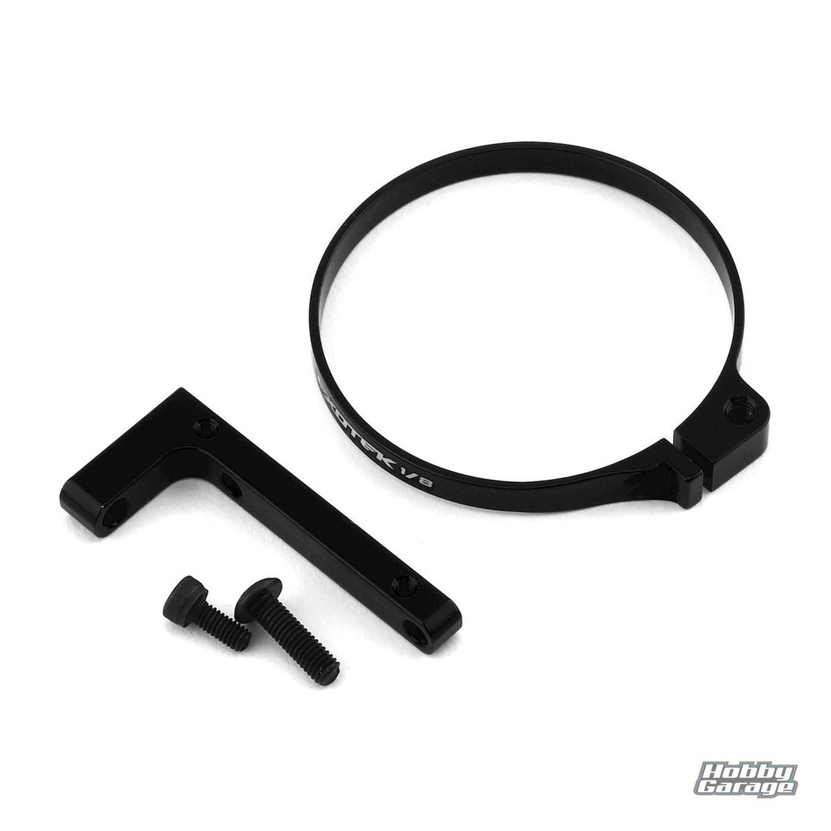 Exotek 1/8 V2 E-Buggy Clamp On Fan Mount (Black) EXO1914BLK