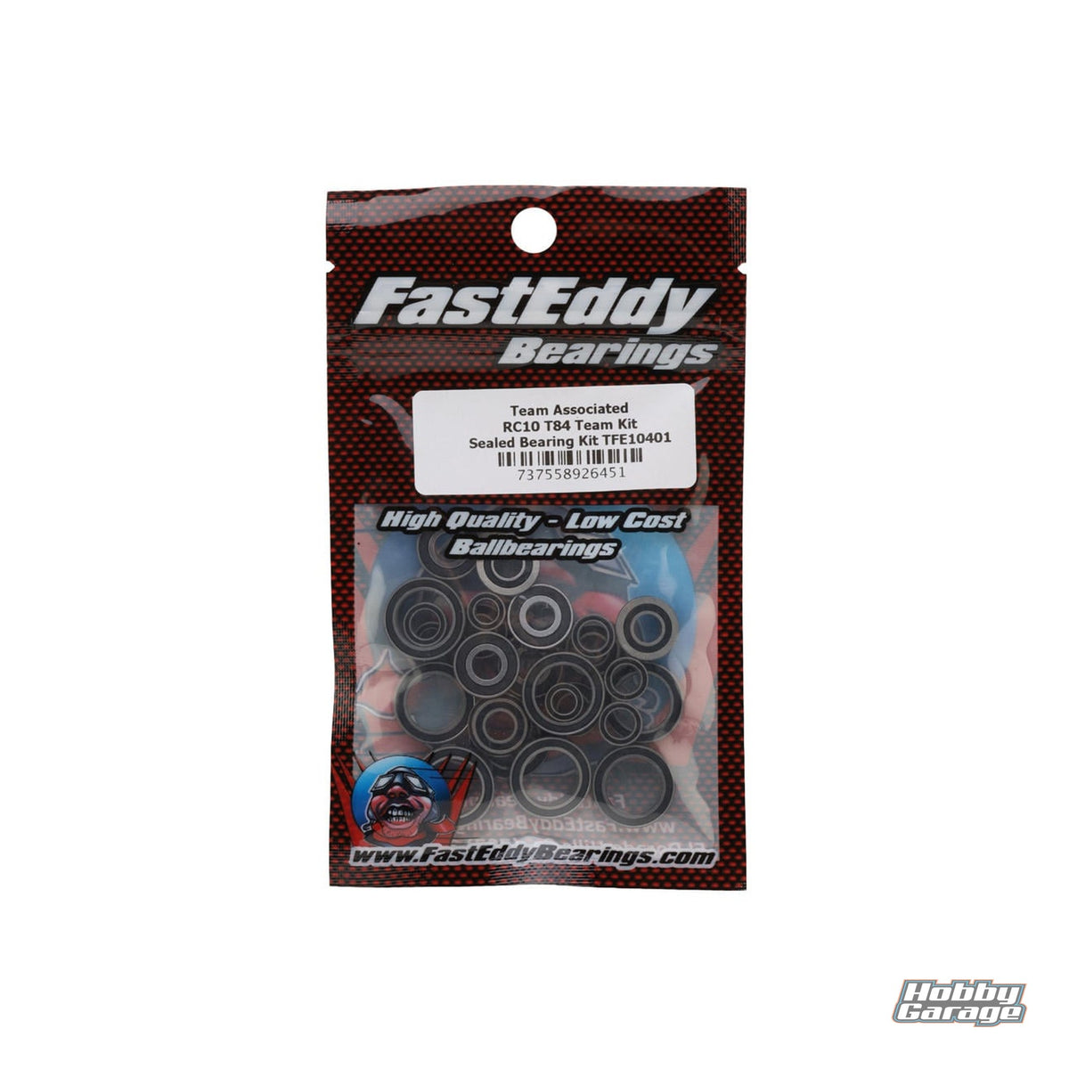 Fast Eddy Bearings FastEddy Team Associated RC10T84 Team Kit Sealed Ball Bearing Kit TFE10401
