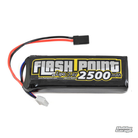 Flash Point 2S Lipo Receiver Battery Pack w/Balancer Plug (7.4V/2500mah) FPR2001