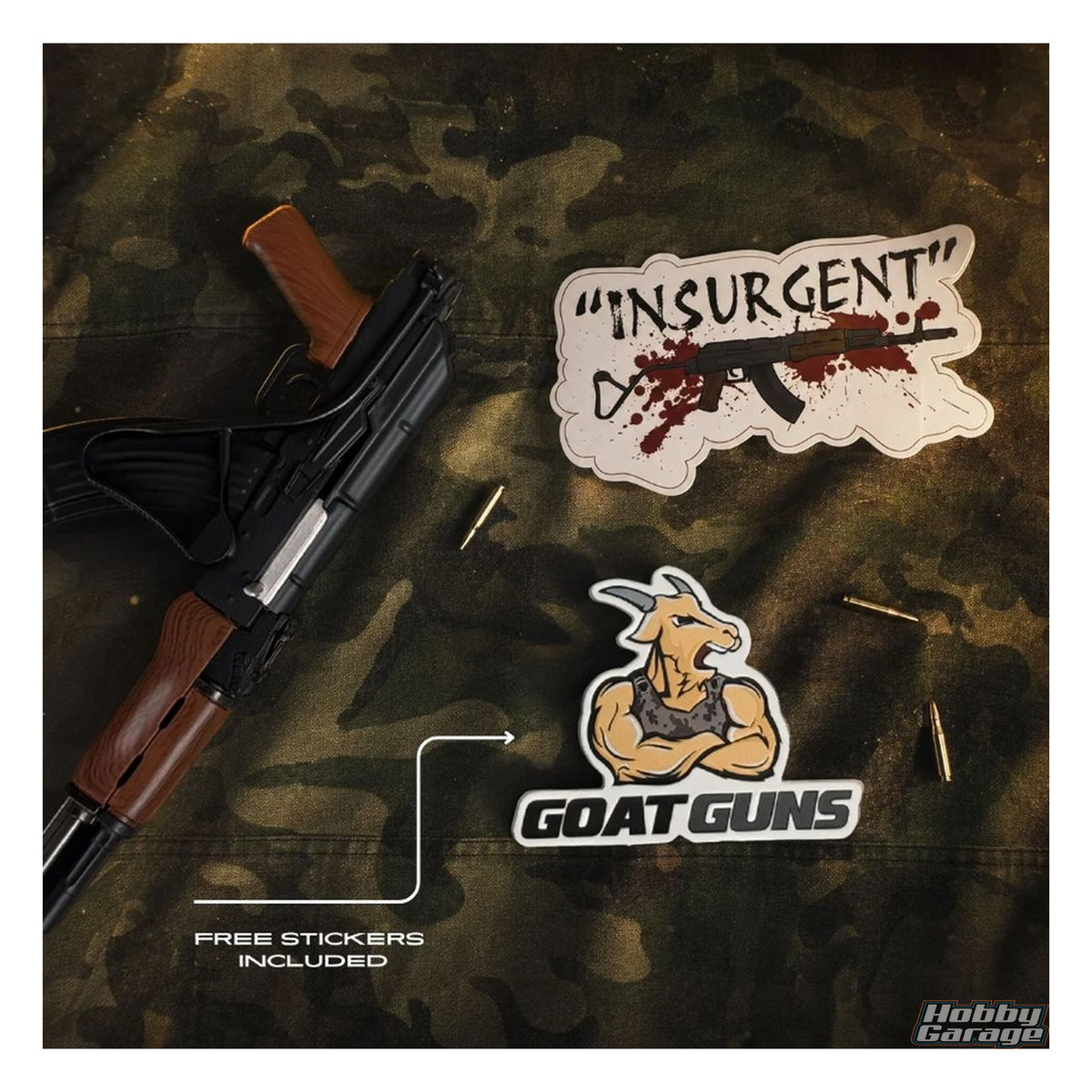 GoatGuns AK47 Wire stock Model GOAAK-WIRE-BLACK