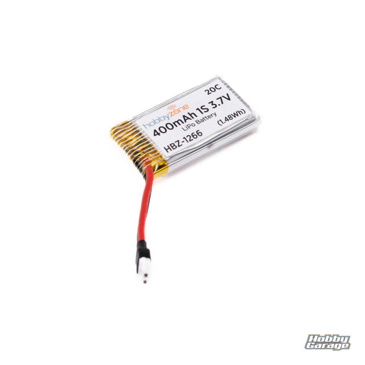 Hobbyzone 3.7v 1S 400mah Lipo Battery: Molex 51005 HBZ-1266