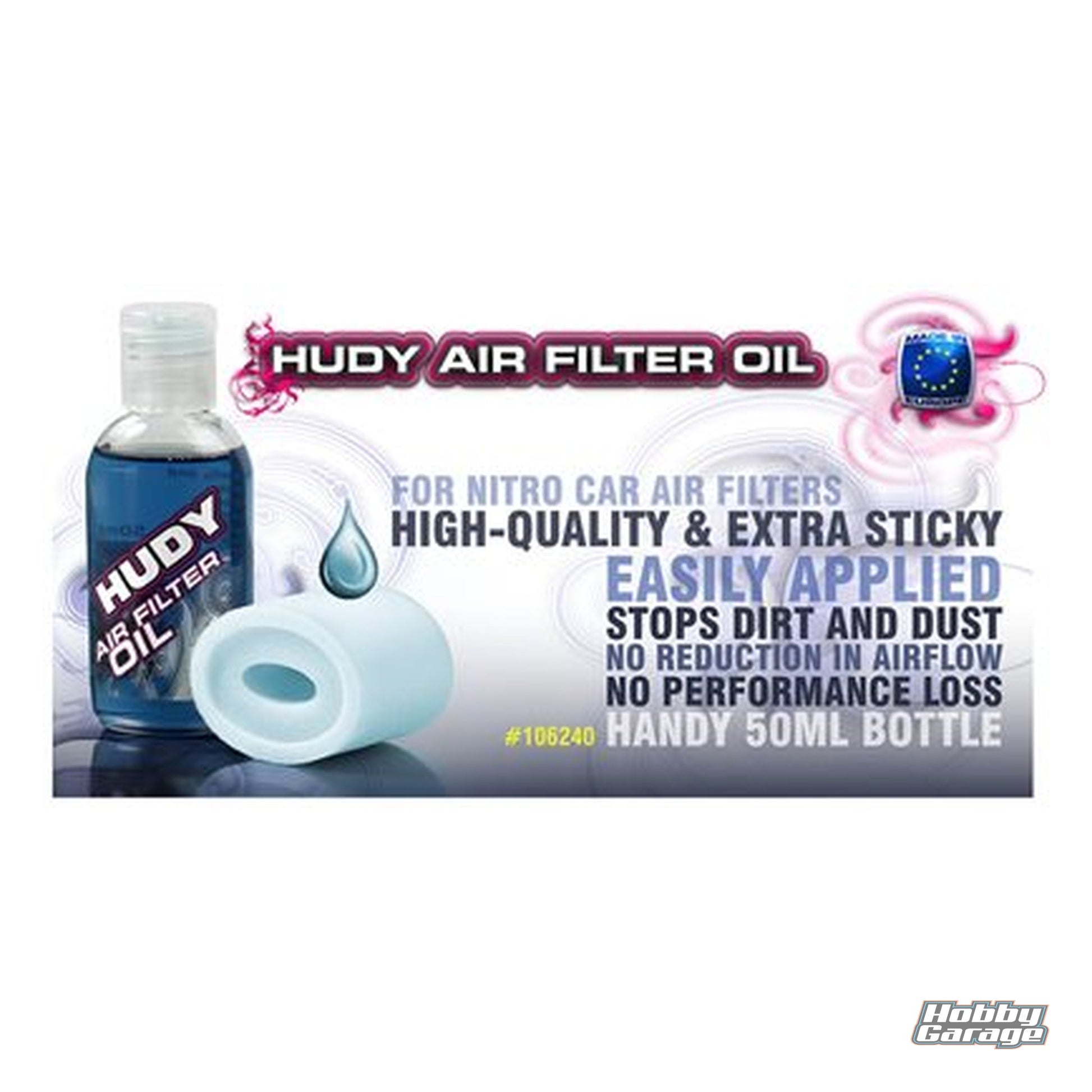 Hudy Air Filter Oil HUD106240