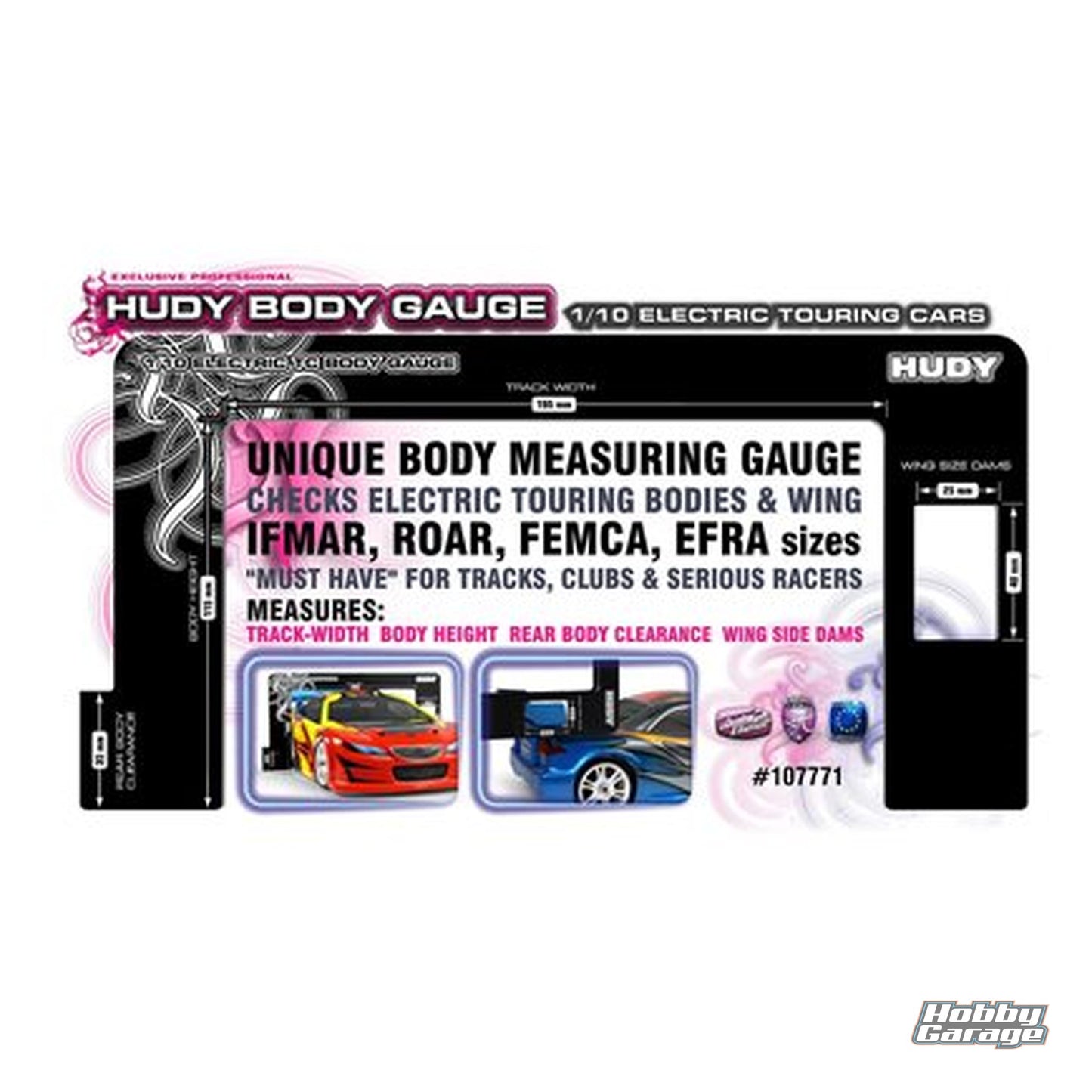 Hudy Body Gauge 1 / 10 Electric Touring Cars HUD107771