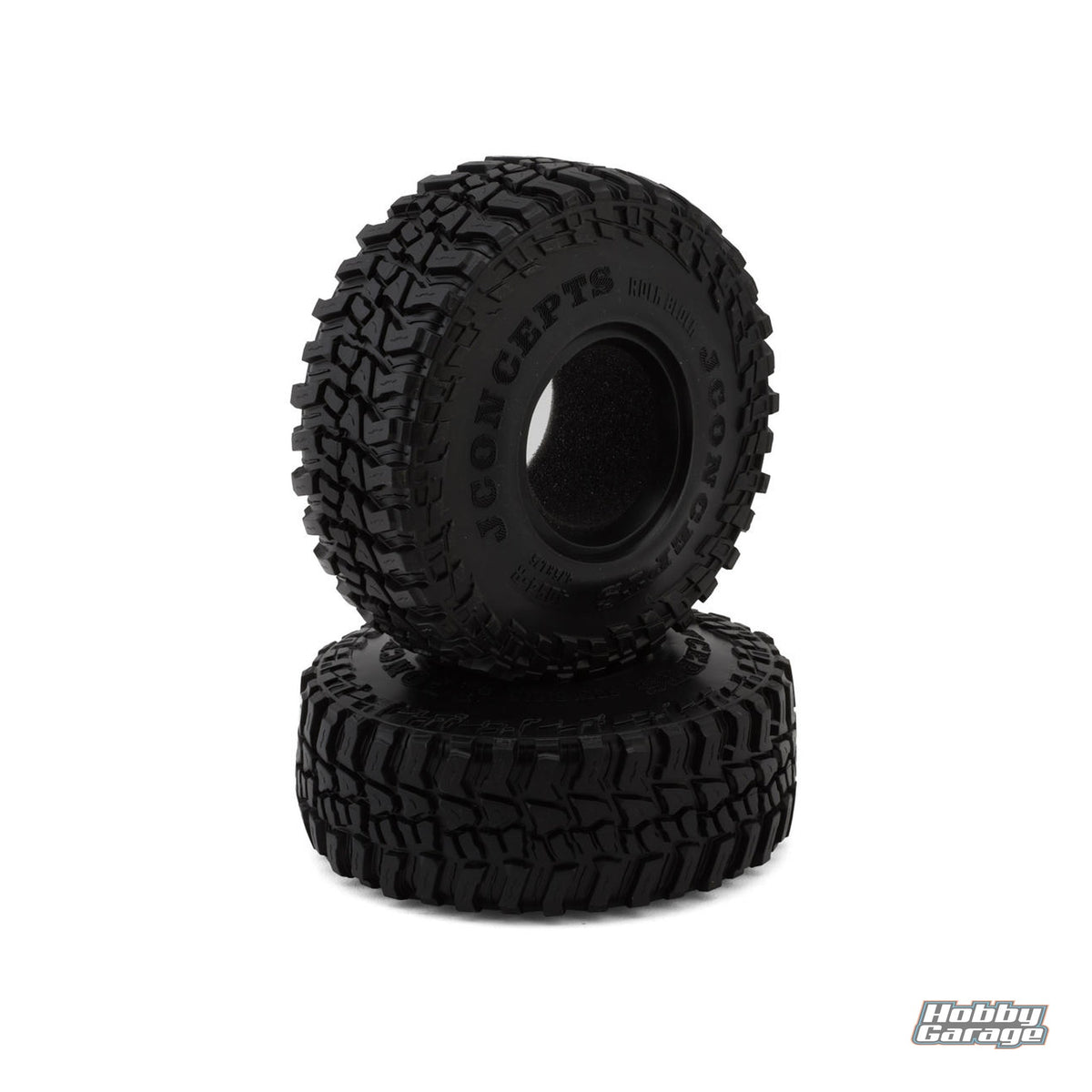 JConcepts Rock Block 1.9" 1/10 Rock Crawler Tires (2) (4.75" - Class 2) (Green) JCO4054-02