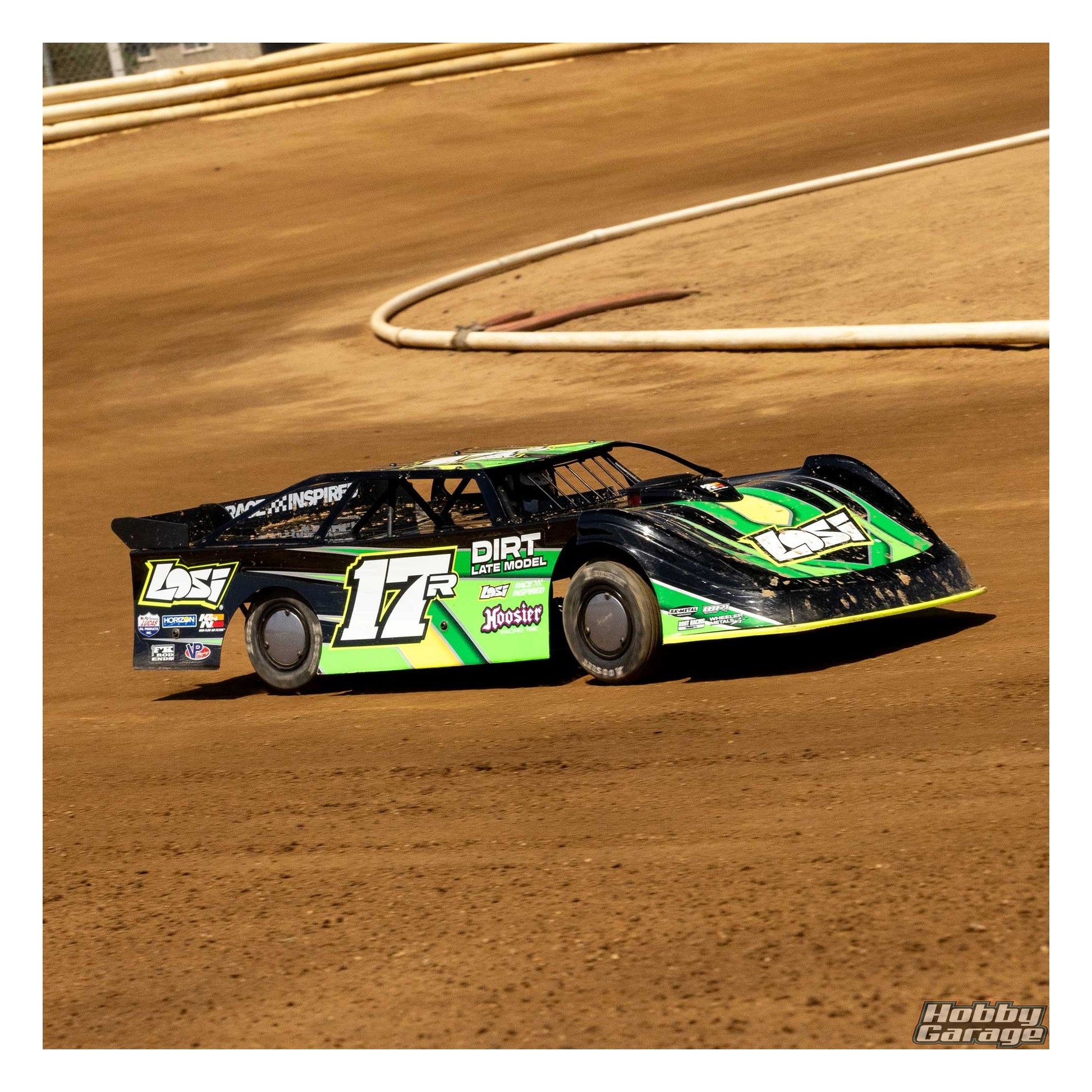 Losi 22S Dirt Late Model, 1/10 2WD RTR Dirt Oval, Green LOS-2167T2