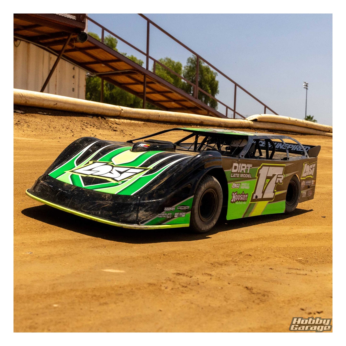 Losi 22S Dirt Late Model, 1/10 2WD RTR Dirt Oval, Green LOS-2167T2