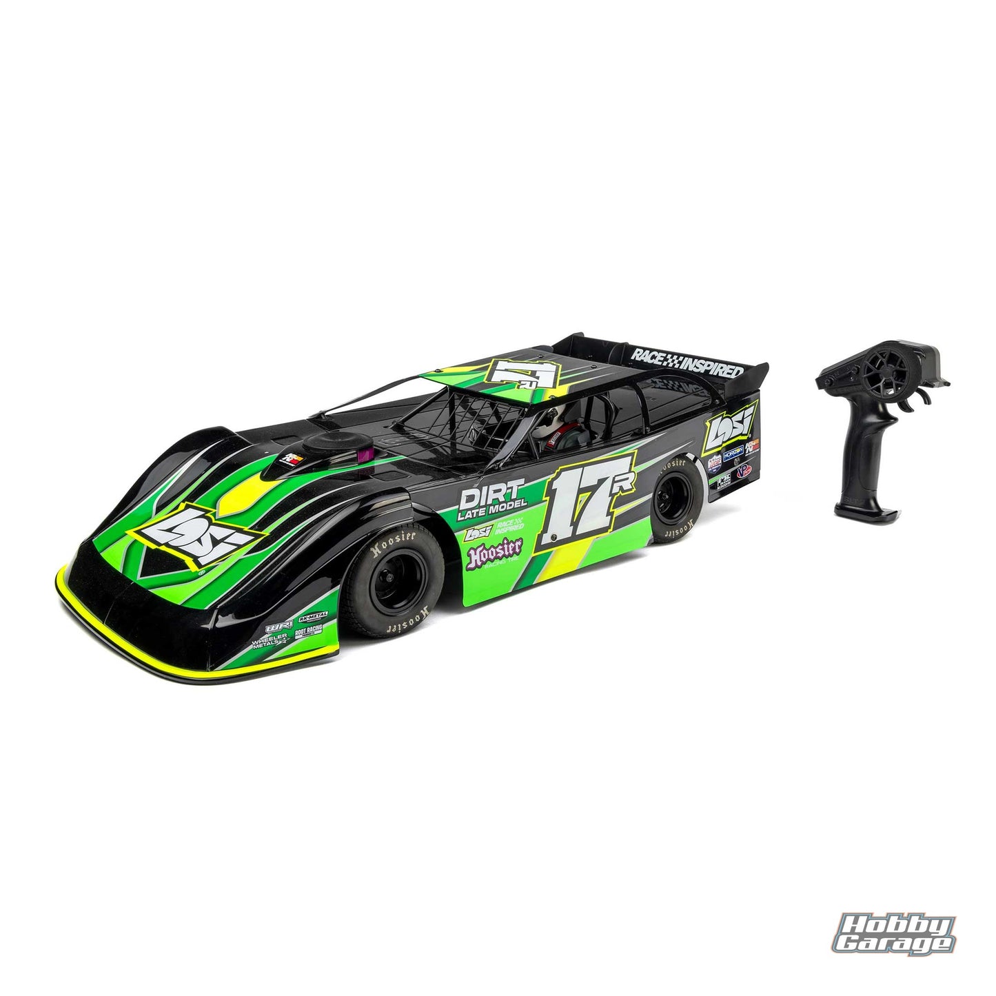 Losi 22S Dirt Late Model, 1/10 2WD RTR Dirt Oval, Green LOS-2167T2