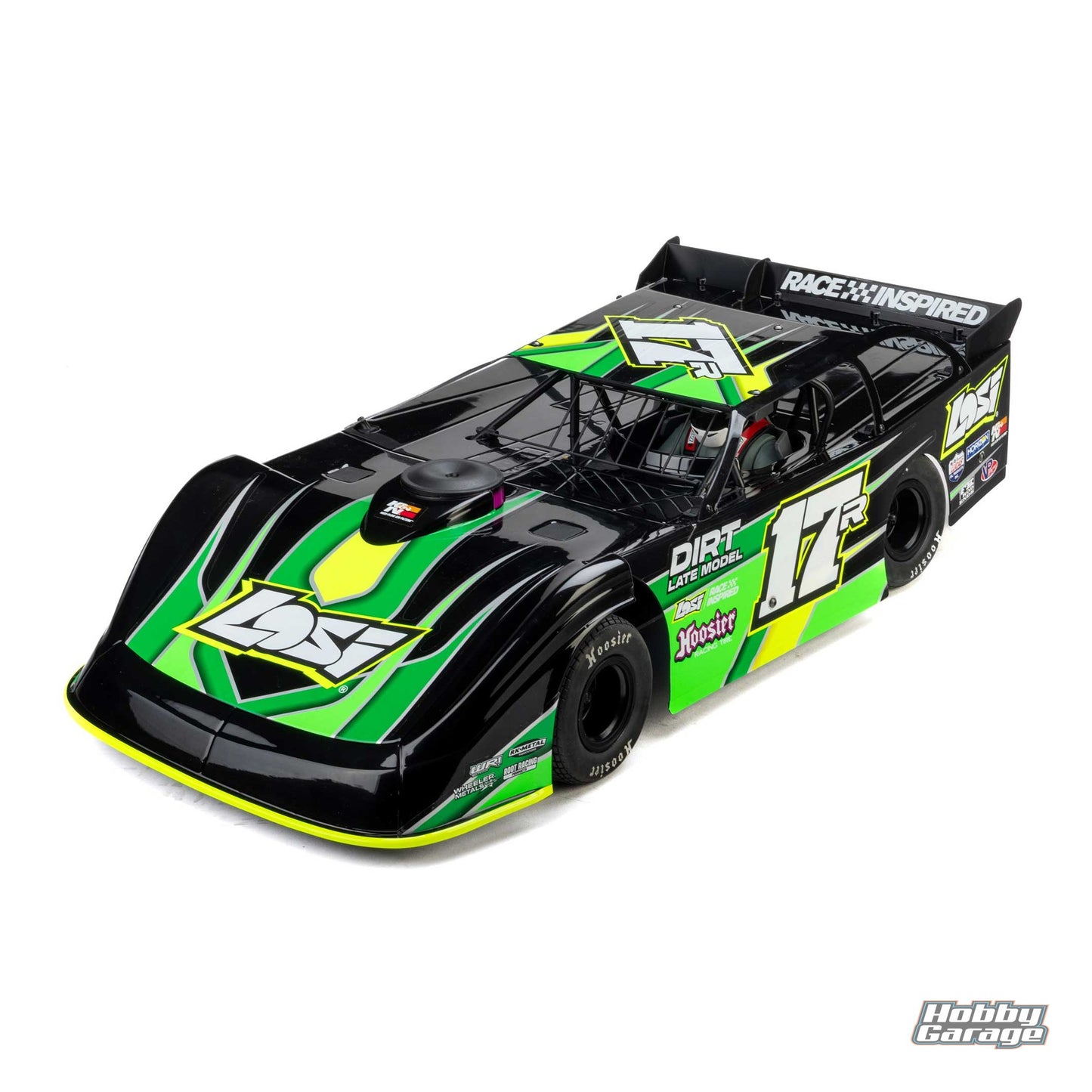 Losi 22S Dirt Late Model, 1/10 2WD RTR Dirt Oval, Green LOS-2167T2