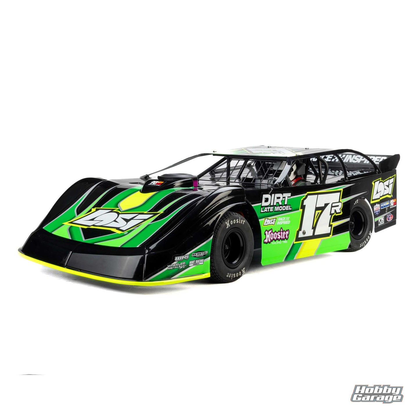 Losi 22S Dirt Late Model, 1/10 2WD RTR Dirt Oval, Green LOS-2167T2