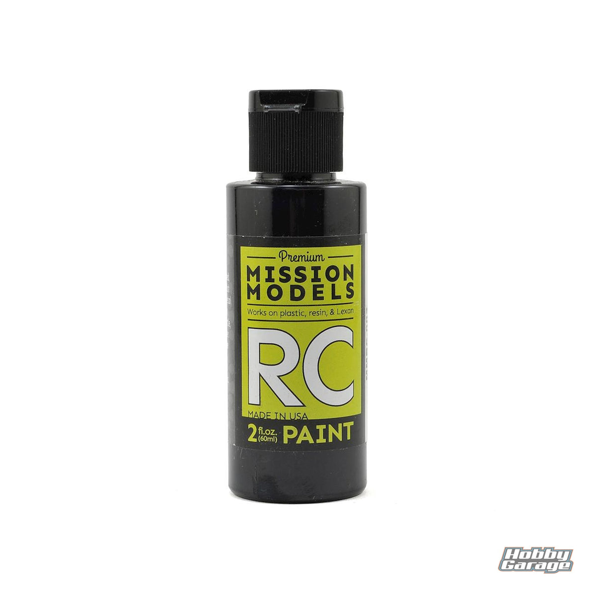 Mission Models Black Acrylic Lexan Body Paint (2oz) MIOMMRC-002