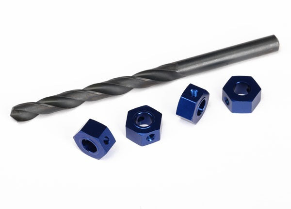 Traxxas Blue Aluminum 12mm Hex Wheel Adapters TRA6869