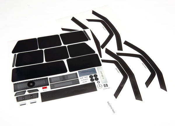 Traxxas TRX-4 Mercedes-benz G 500 4x4 Decals TRA8812