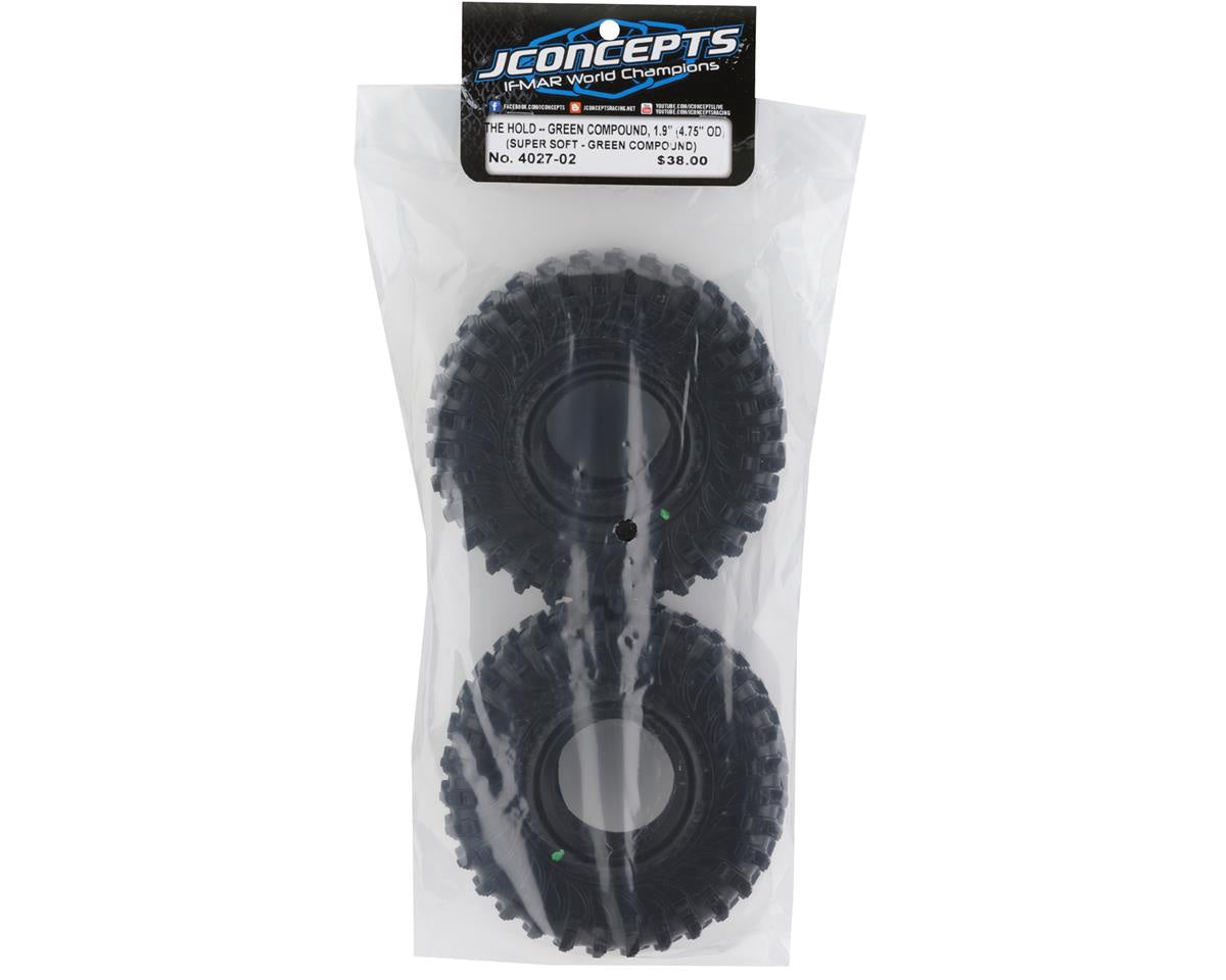 JConcepts the Hold 1.9" Rock Crawler Tires (2) (Green) JCO4027-02