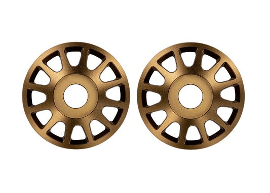 Traxxas Pro Scale Aluminum Wheel Centers (2) TRA10274-BRNZ
