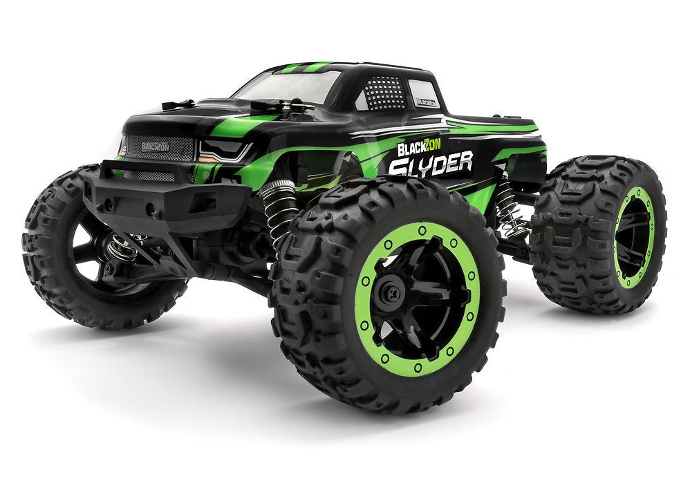 BlackZon Slyder MT 1/16th RTR 4WD Electric Monster Truck - RTR - Green BZN540100
