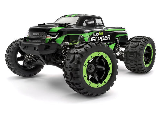 BlackZon Slyder MT 1/16th RTR 4WD Electric Monster Truck - RTR - Green BZN540100