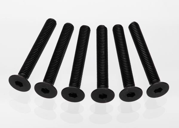 Traxxas Countersunk Machine Screws 4x30mm (6) TRA2533