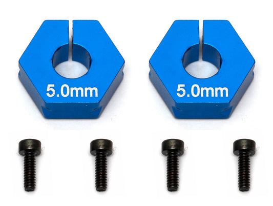 Team Associated 5.0mm Factory Team Aluminum Clamping Wheel Hex (2) ASC91609