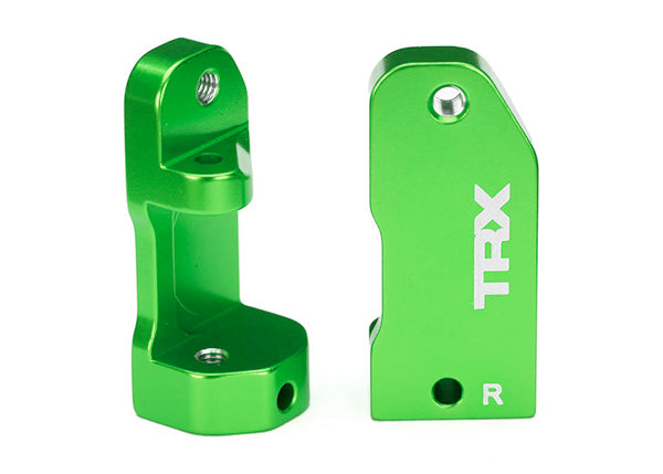Traxxas Green Aluminum Caster Blocks (L&R) TRA3632G