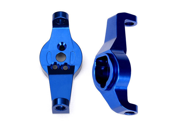 Traxxas Blue Aluminum Caster Blocks (L&R) TRA8232X