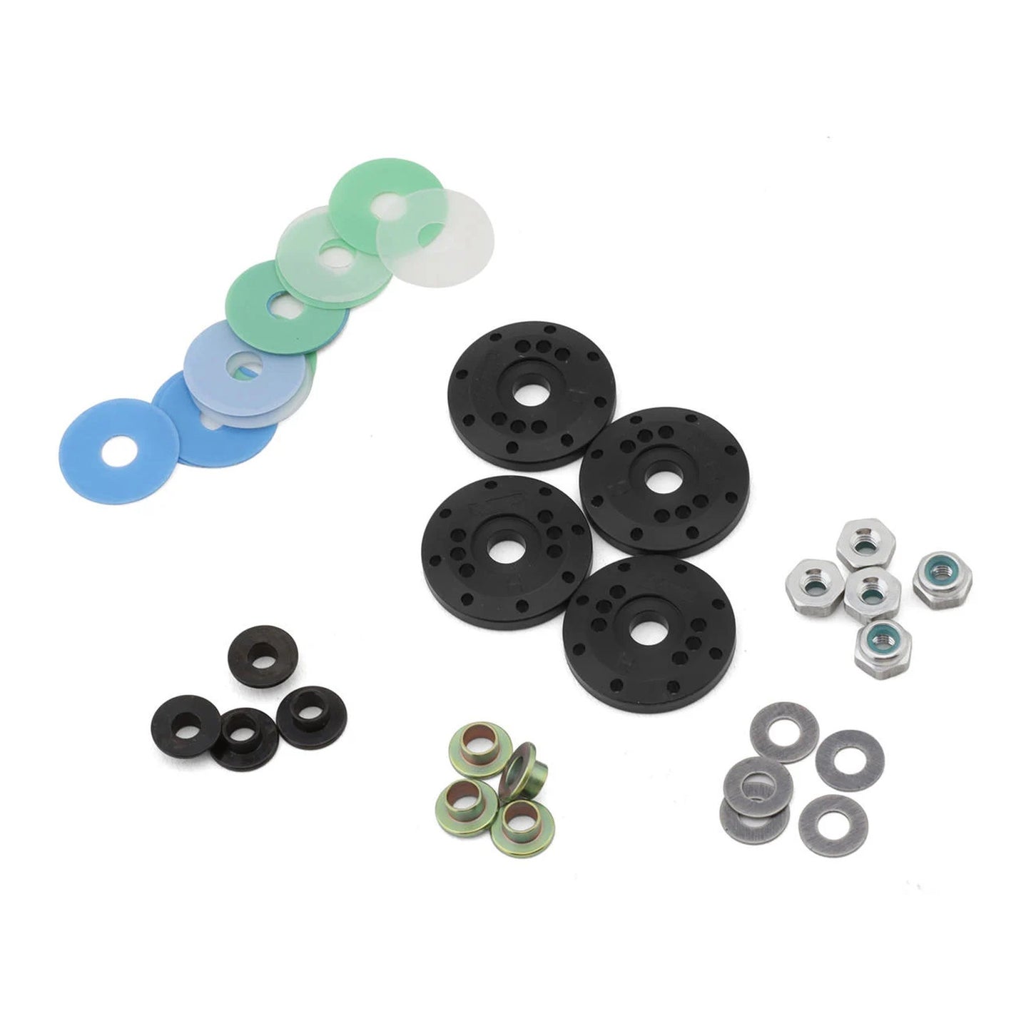 MIP 1/8 Bypass1 Hi-Flow Tapered Shock Piston Kit (4) (8-Hole x 1.2mm) MIP24410
