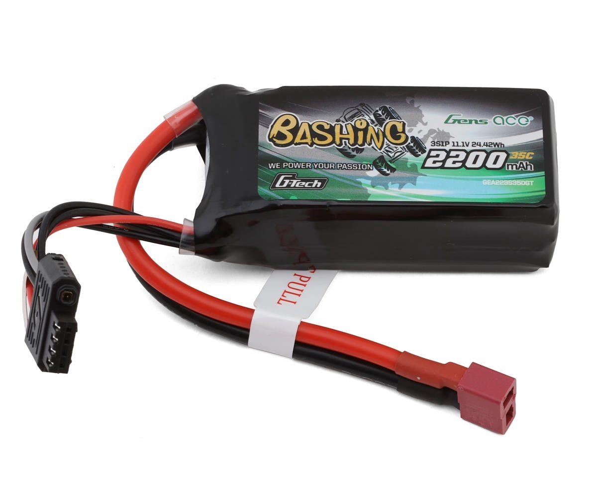 Gens Ace 11.1v 2200mah 3S 35C G-tech Smart Lipo: Deans GEA223S35DGT