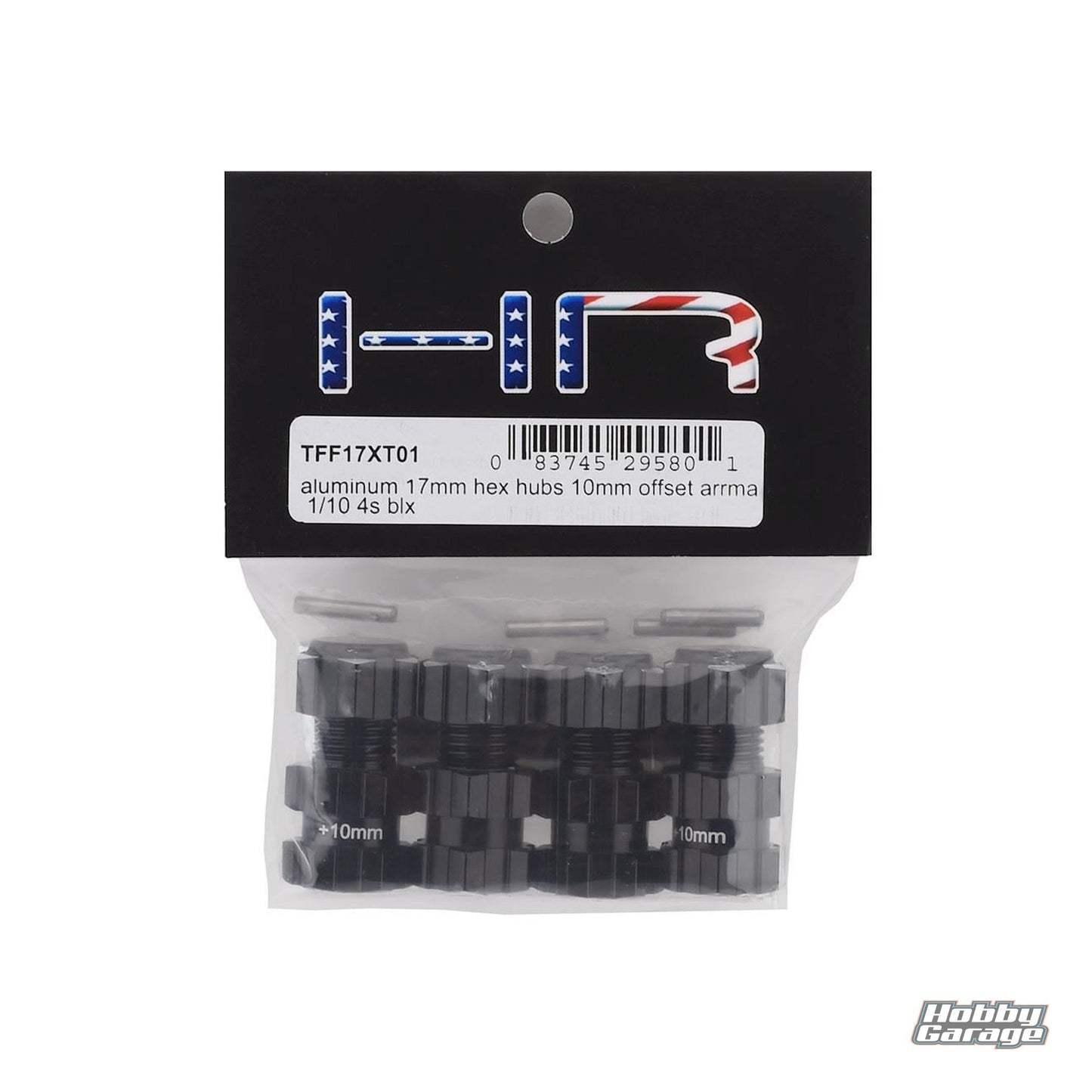 Hot Racing Arrma 4S BLX Aluminum 17mm Hex Hubs w/10mm Offset HRATFF17XT01