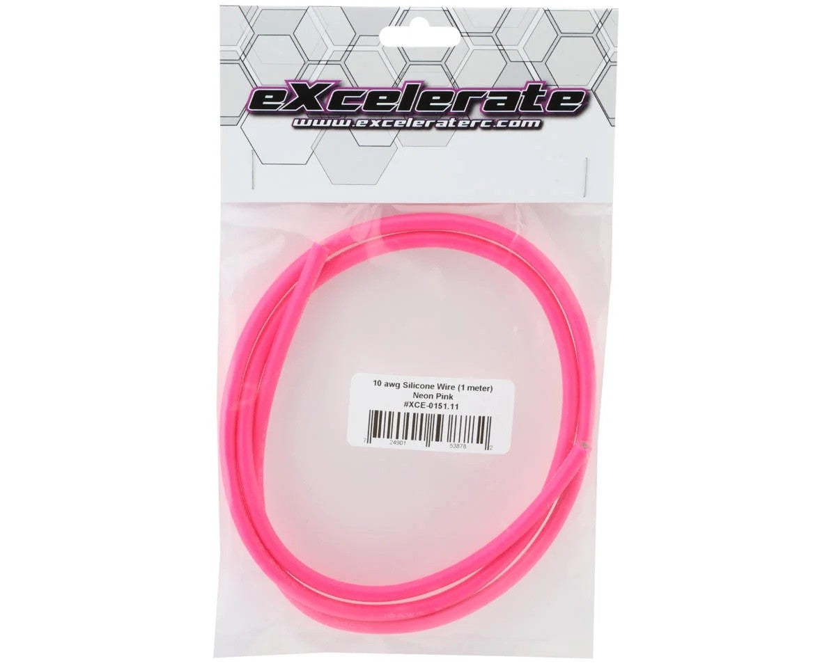 eXcelerate Silicone Wire (Neon Pink) (1 Meter) (10AWG) XCE-0151.11