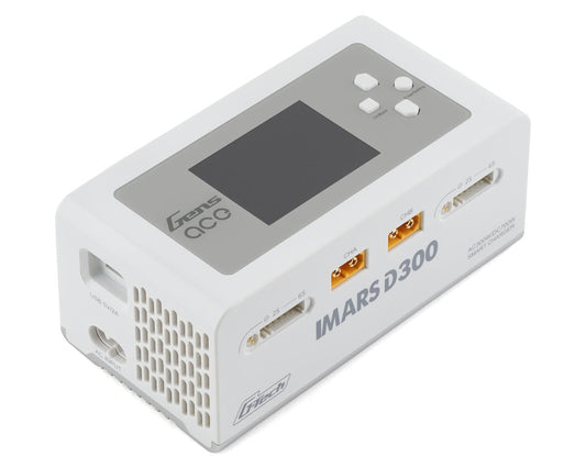 Gens Ace Imars D300 G-tech Smart Dual AC/dc Charger (6S/16A) (White) GEA300WD300-UW