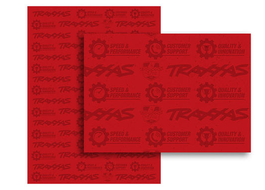 Traxxas 18" X 24" Red Adhsve Wallpaper TRA61951