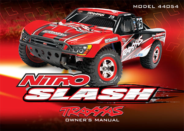 Traxxas Nitro Slash Owner's Manual TRA4498
