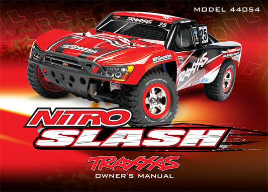 Traxxas Nitro Slash Owner's Manual TRA4498