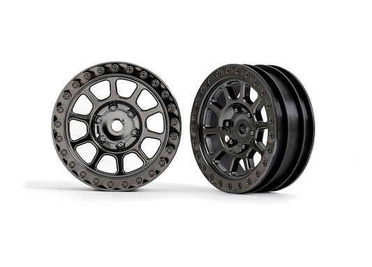 Traxxas Multi-spoke 2.2" Black Chrome Wheels (2) TRA2481A