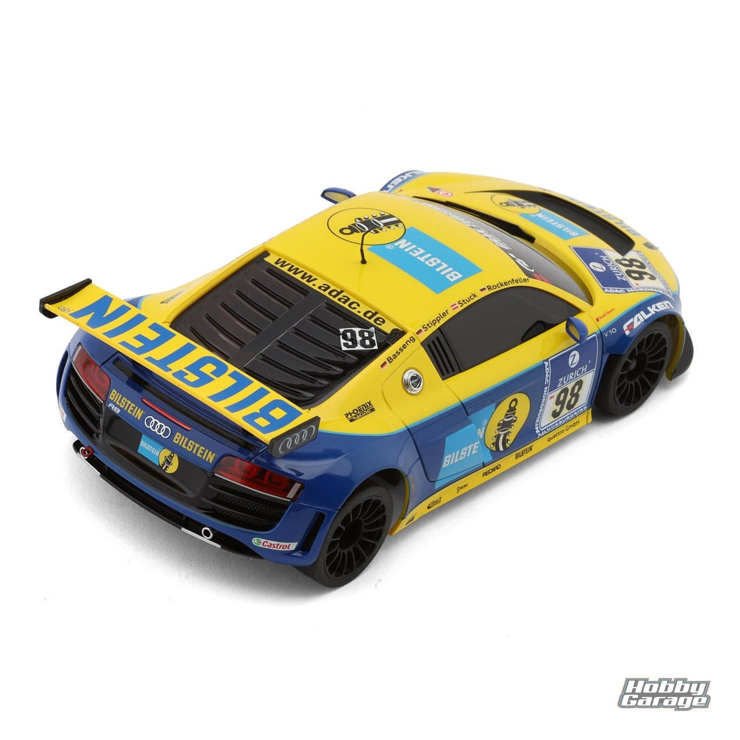 Kyosho Mini-Z MR-03W-MM Audi R8 LMS Phoenix Racing NBR 2010 #98 Pre-Painted Body KYOMZP259BT