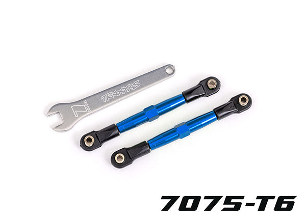 Traxxas Tubes 75mm Blue Aluminum Front Toe Links (2) TRA2445X