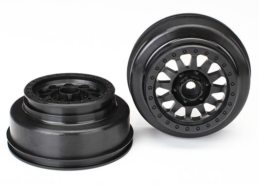 Traxxas Method Black Beadlock-style Wheels (2) TRA8471