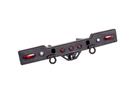 Traxxas Black Chrome Rear Bumper w/ Lenses TRA8838X