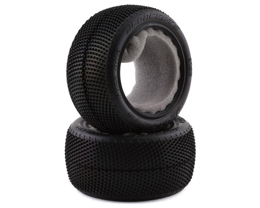 JConcepts Fuzz Bite Lp Carpet 2.2" Rear Buggy Tires (2) (Pink) JCO3152-010