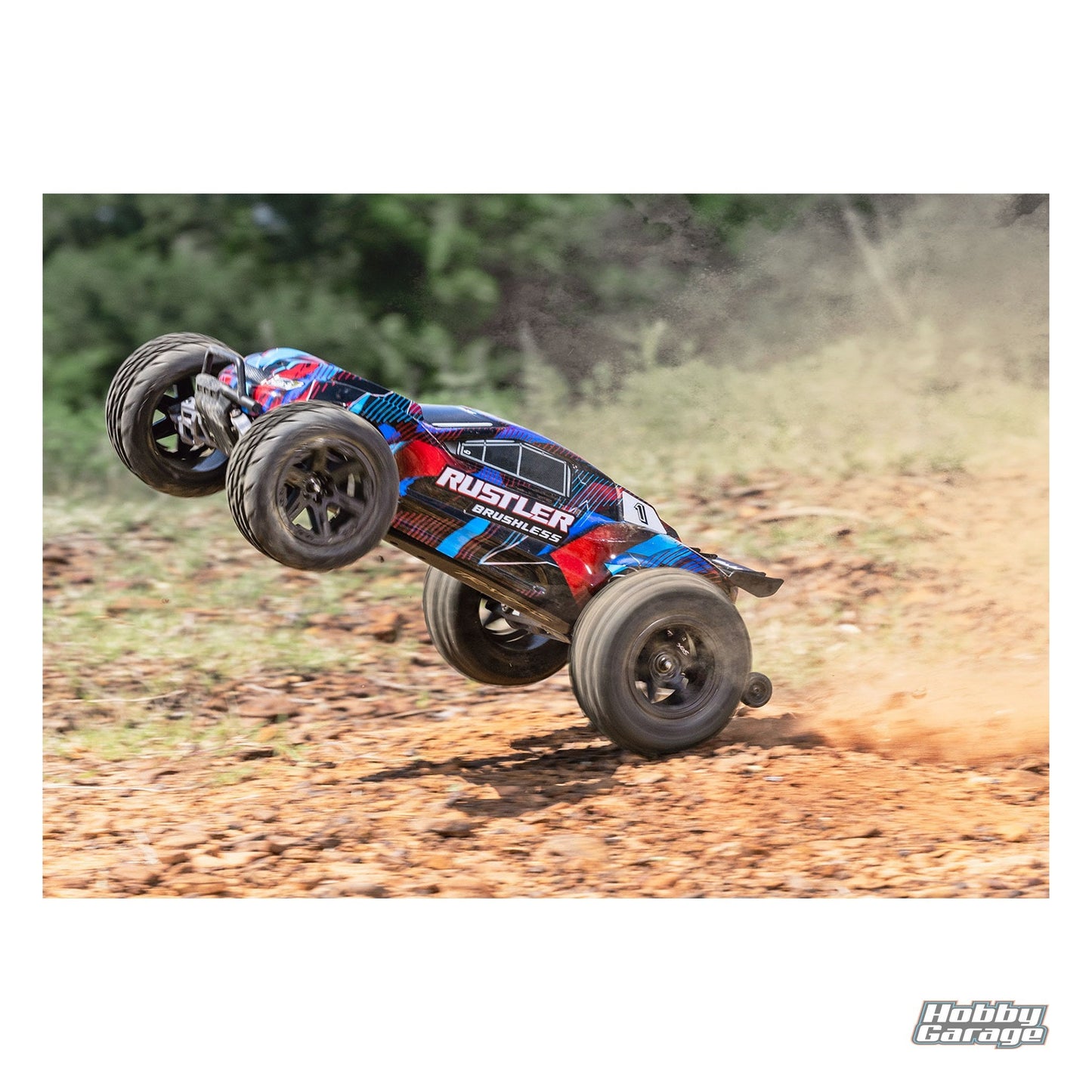 Traxxas Rustler 2WD Brushless TRA37454-4-RED