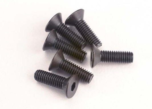 Traxxas Countersunk Machine Screws 3x10mm (6) TRA2551