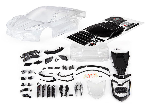 Traxxas 4-tec 3.0 Chevrolet Corvette Stingray Clear Body Kit TRA9311