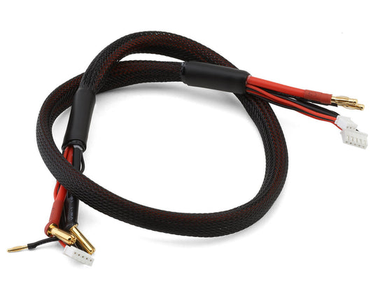 Gens Ace 2S/4S Charge Cable: 5mm Battery Bullet w/ 4.0mm Bullet Connector to the GEAC005